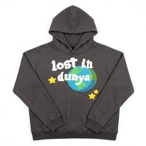 Graphic Gray Lost In Dunya Islamic Hoodie